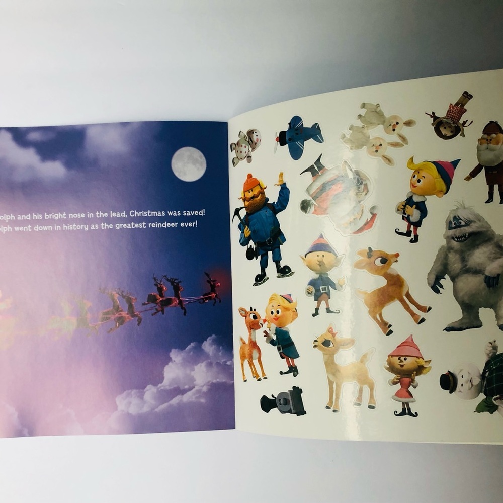 Rudolph Book/Stickers - Picture 7 of 10
